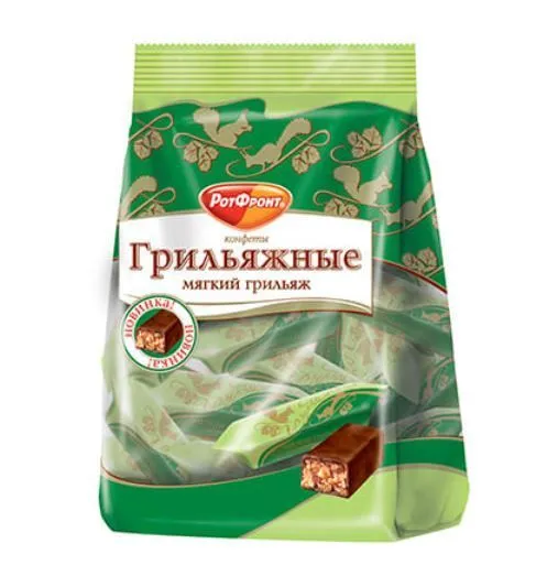 Конфеты Грильяжные, мягкий грильяж, Красный Октябрь