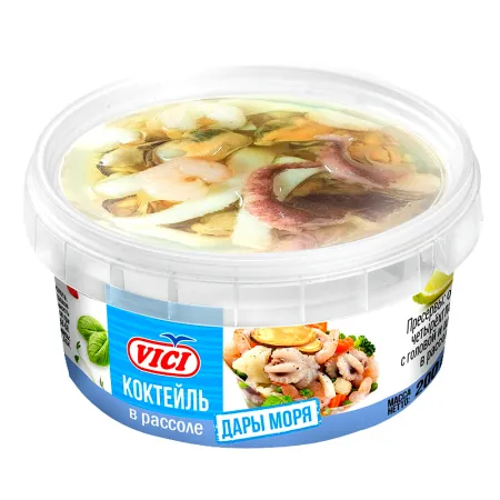 Морской коктейль Vici Дары моря в рассоле 
