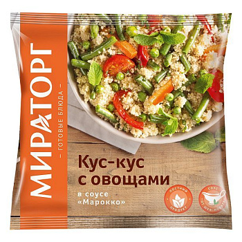 Кус-кус с овощами в соусе Марокко Мираторг
