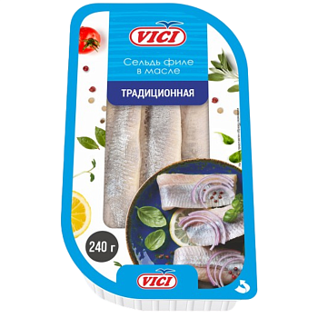 Сельдь Традиционная в масле VICI