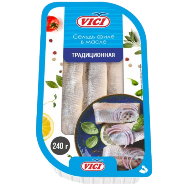Сельдь Традиционная в масле VICI