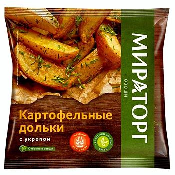 Картофельные дольки с укропом Мираторг замороженные
