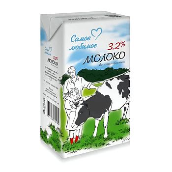 Молоко Самое Любимое 3,2% ультрапастеризованное восстановленное 