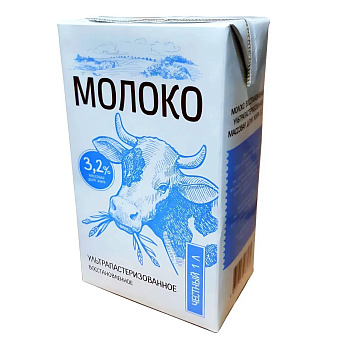 Молоко ультрапастеризованное 3.2%, Тырновский МЗ восстановленное