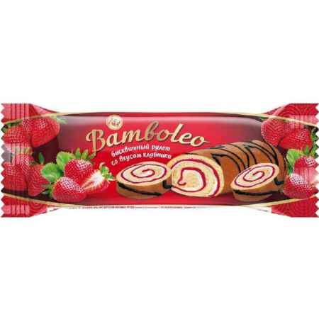 Рулет бисквитный Bamboleo Клубника